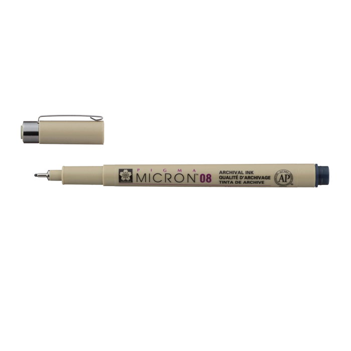 Sakura Pigma Micron 08 Azul Oscuro 0.50 mm Sakura Pigma Micron 08 Azul Oscuro 0.50 mm